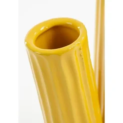 Mica Decorations Felipe Tulpenvaas - H27 x Ø20 cm - Keramiek - Geel Clearance
