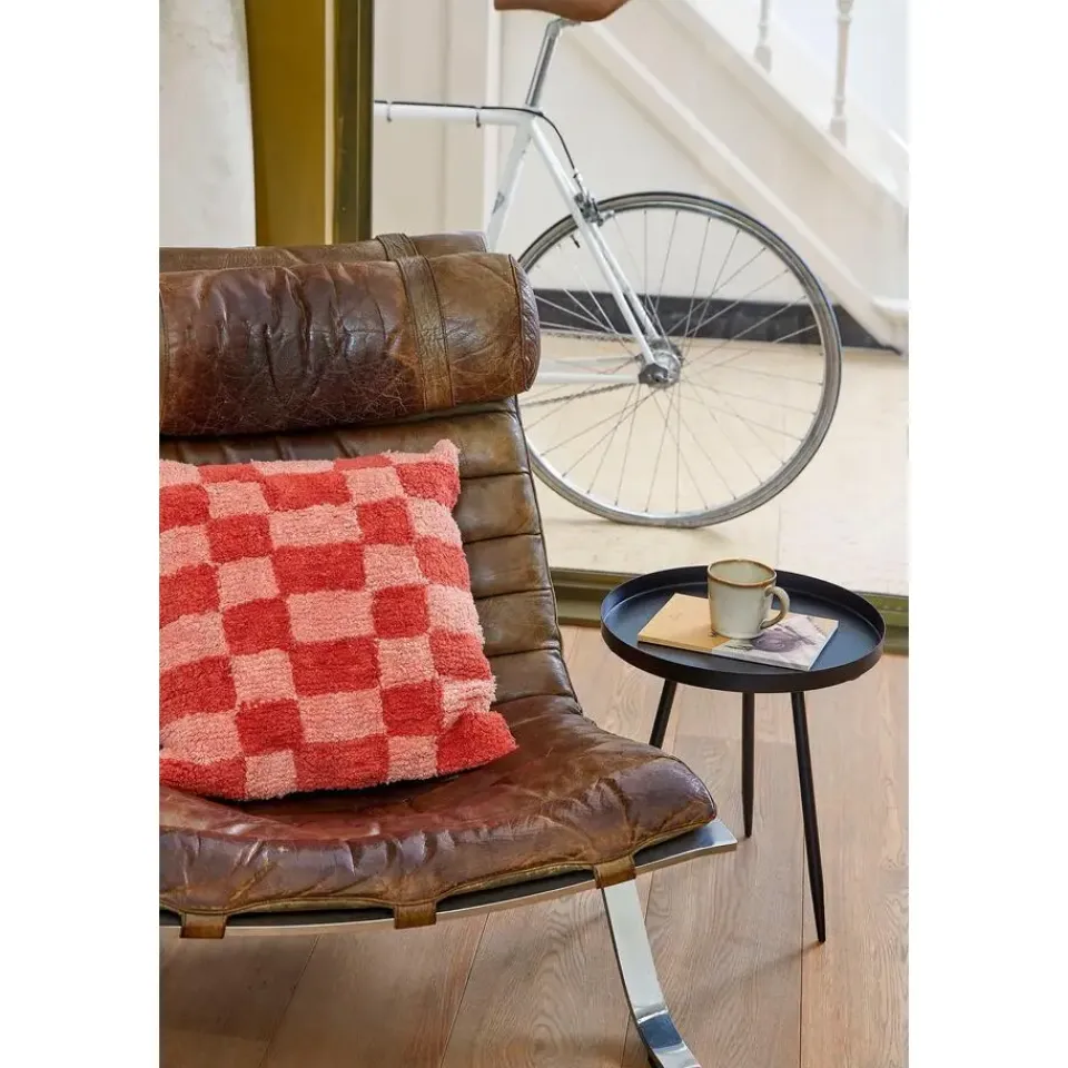 Mica Decorations Flores Bijzettafel - H44 x Ø40 cm - Zwart Sale