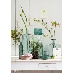 Mica Decorations Guan Glazen Fles - H40 x Ø15 cm - Transparant Hot