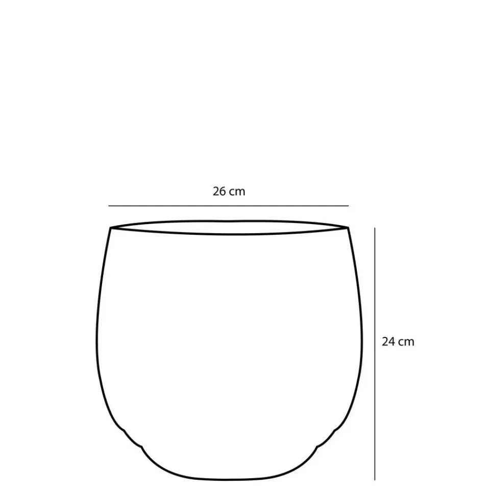 Mica Decorations Jorck Mand voor Planten - Set van 3 - Zwart Hot