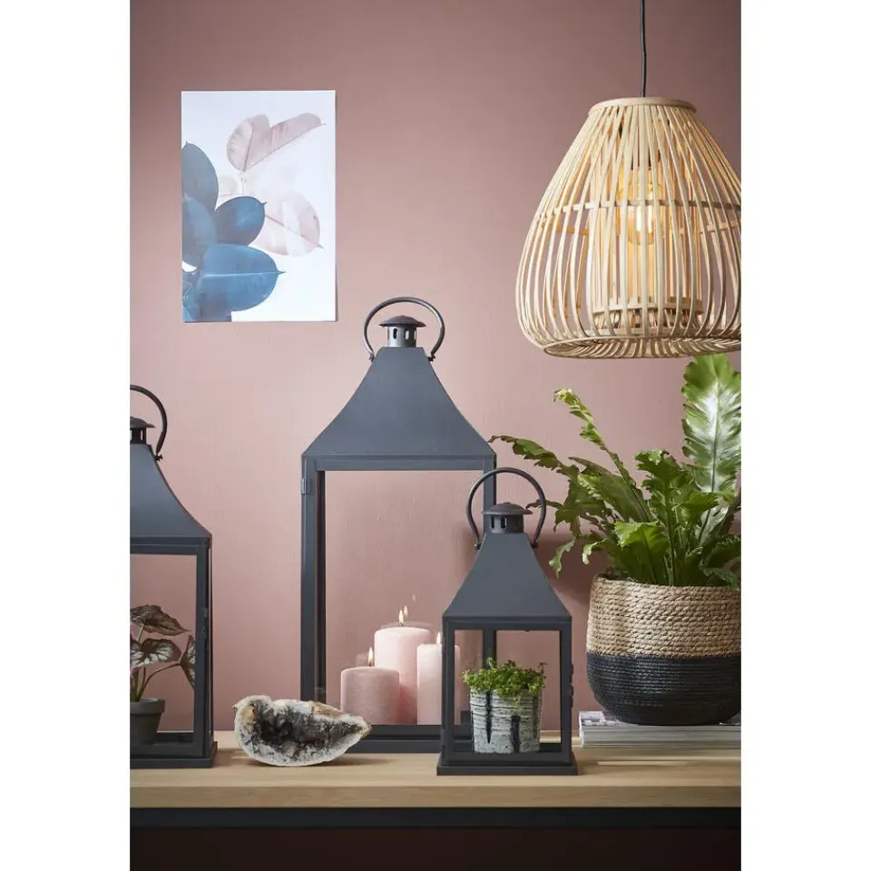 Mica Decorations Jorck Mand voor Planten - Set van 3 - Zwart Hot