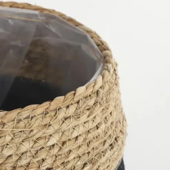 Mica Decorations Jorck Mand voor Planten - Set van 3 - Zwart Hot