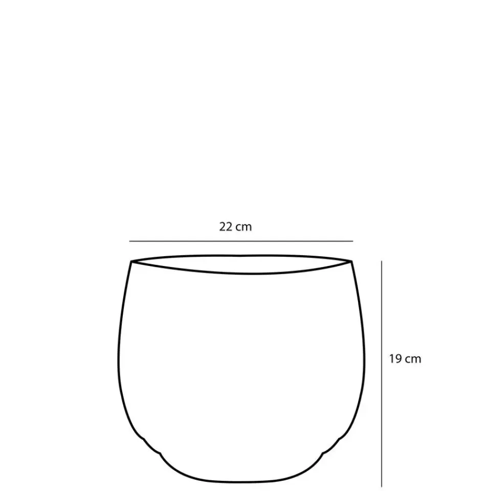 Mica Decorations Jorck Mand voor Planten - Set van 3 - Zwart Hot