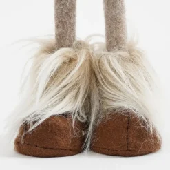 Mica Decorations Kerstdecoratie Gnoom - L19 x B16 x H54 - Bruin Discount