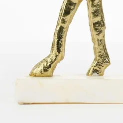 Mica Decorations Kerstdecoratie Hert - L20 x B5 x H27 cm - Champagne Online