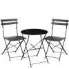 Mica Decorations Laurence Bistroset - Set van 3 - Metaal - Zwart Hot