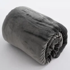 Mica Decorations Mardy Fleece Plaid - L200 x B150 cm - Antraciet Outlet