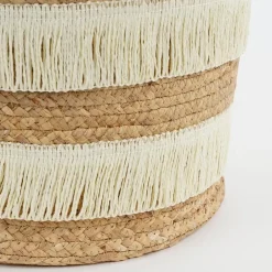 Mica Decorations Opbergmand - Set van 2 - H30 x Ø32 cm - Bruin