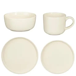 Mica Decorations Ozzu Serviesset 4 Persoons - Steengoed - Off-white Hot