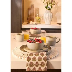 Mica Decorations Ozzu Serviesset 4 Persoons - Steengoed - Grijs Discount