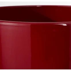 Mica Decorations Plantenpot - rood - keramiek - 28 x 25 cm Best