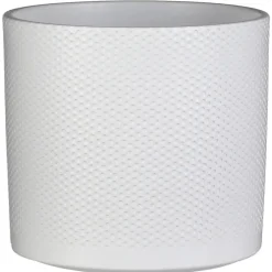 Mica Decorations Plantenpot - wit - keramiek - 23 x 21 cm Best