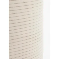 Mica Decorations Poef met Opbergruimte - H41 x Ø42 cm - Off-white Sale