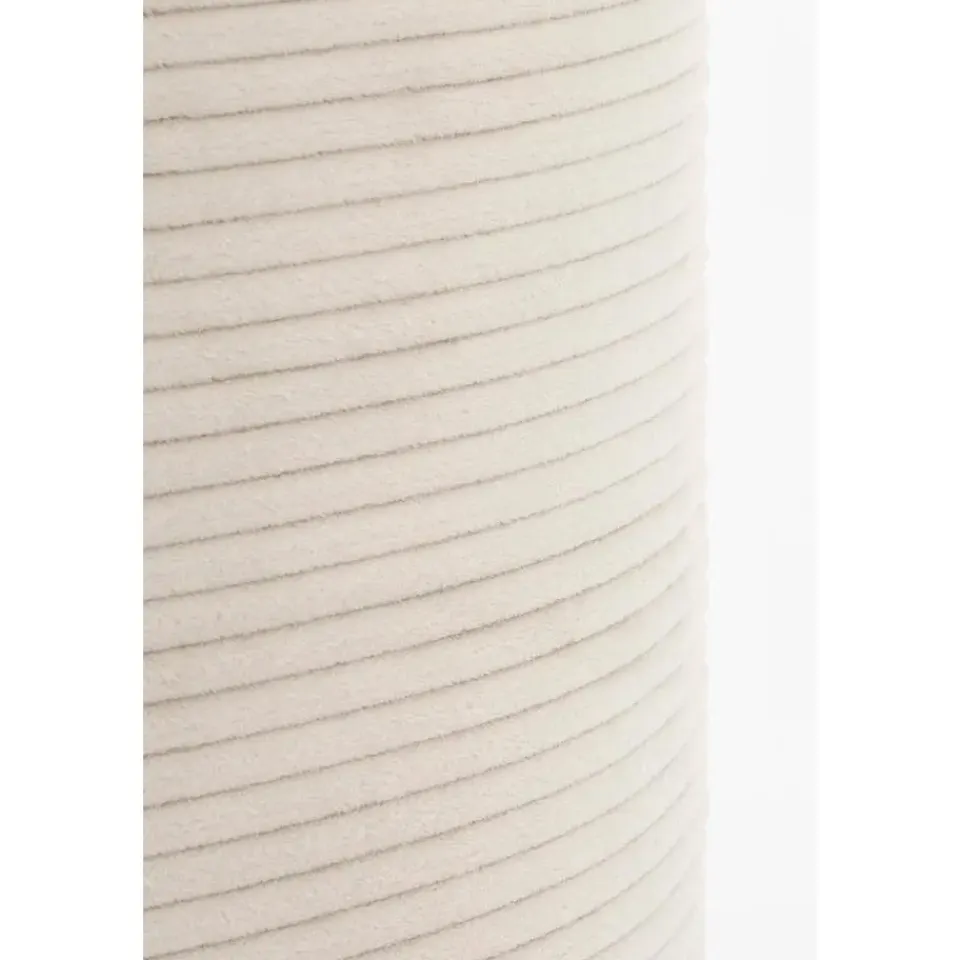 Mica Decorations Poef met Opbergruimte - H41 x Ø42 cm - Off-white Sale