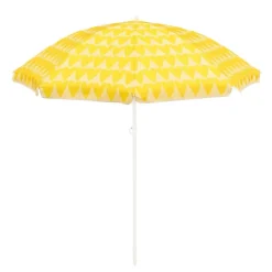 Mica Decorations Strandparasol - H180 x Ø160 cm - Geel Sale