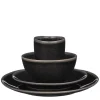 Mica Decorations Tabo Serviesset 4 persoons Keramiek Zwart Best