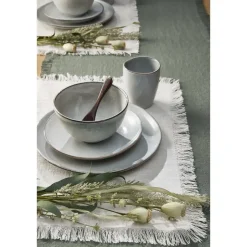 Mica Decorations Tabo Serviesset 4 persoons Keramiek Grijs Outlet