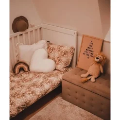 Beliani MICHIGAN - Ottomaan - Grijs - Fluweel