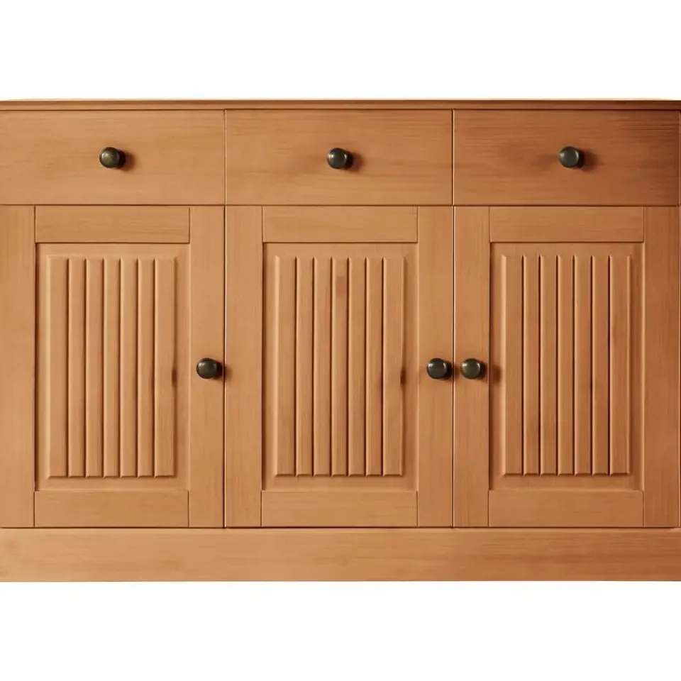 Loft24 Mille - Dressoir met 3 deuren en 2 lades in natuurlijk grenen Outlet