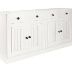 Loft24 Mille - Dressoir met 4 deuren en 2 laden in wit gelakt grenen Hot