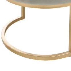 Leen Bakker MILRY - Voetenbank - Lichtgrijs - Fluweel Clearance