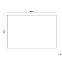 Beliani MIRGE - Plaid - Beige - 125 x 150 cm - Polyester New