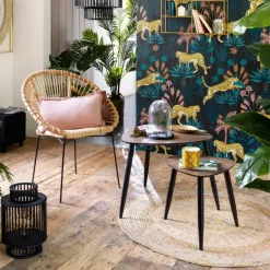 MISOU Bijzettafel Set van 2 - Bruin Outlet