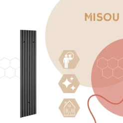 MISOU Kapstok 3 haken Grace - Zwart Online