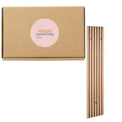 MISOU Kapstok 3 haken Grace - Bruin Discount