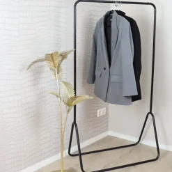 MISOU Kledingrek Metaal Industrieel Zwart 80x44x145cm Outlet