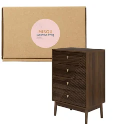 MISOU Ladekast 4 lades Tiffany - Bruin Sale