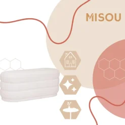 MISOU Poef Teddy - Wit Online