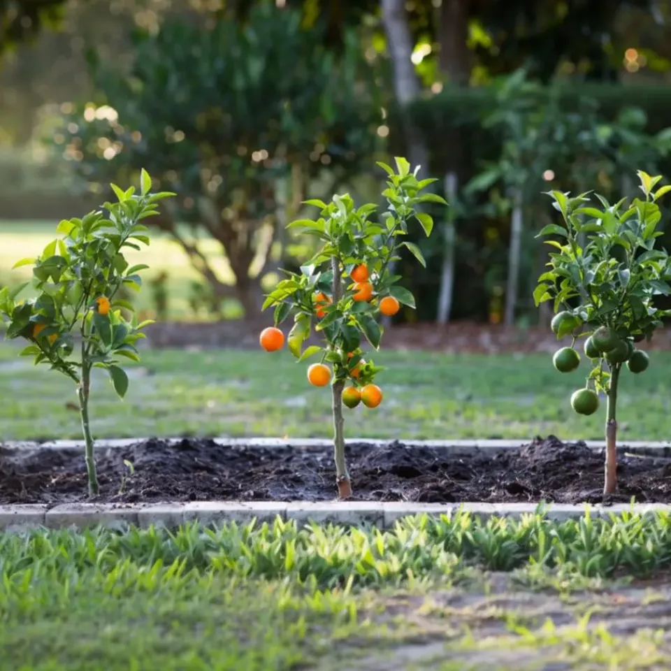 Plant in a Box Mix fruitbomen - Set van 3 - Citrus limon - Hoogte 25-40cm - ⌀9cm Online