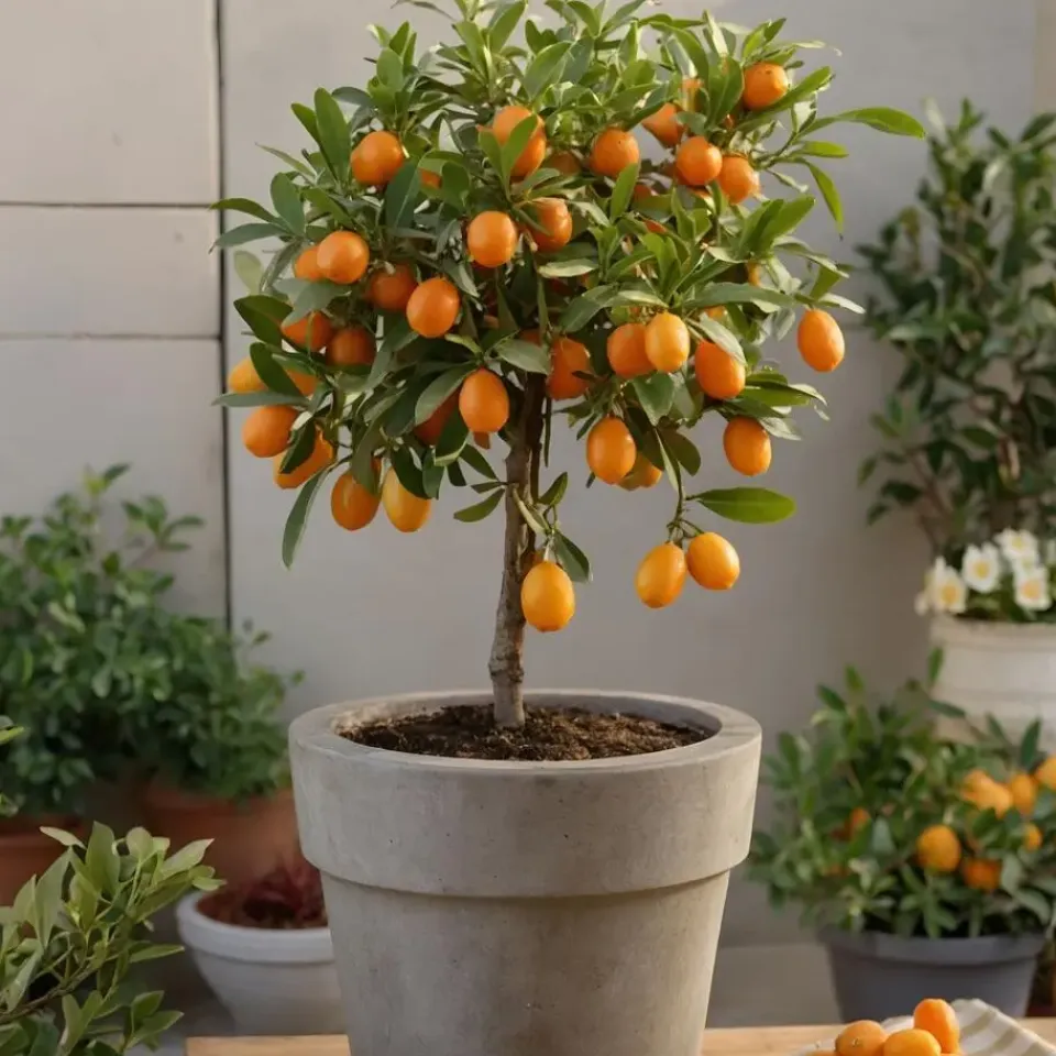 Plant in a Box Mix fruitbomen - Set van 3 - Citrus limon - Hoogte 25-40cm - ⌀9cm Online