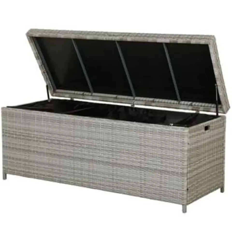 Beliani MODENA - Kussenbox - Grijs - PE rotan Sale