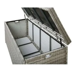 Beliani MODENA - Kussenbox - Grijs - PE rotan Sale