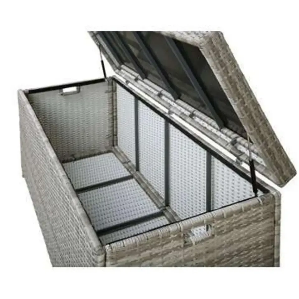 Beliani MODENA - Kussenbox - Grijs - PE rotan Sale