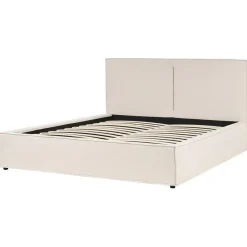Beliani MOISSAC - Bed - Beige - 180 x 200 cm - Polyester Discount