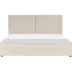 Beliani MOISSAC - Bed - Beige - 180 x 200 cm - Polyester Discount