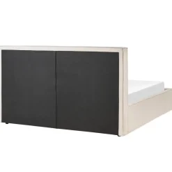 Beliani MOISSAC - Bed - Beige - 180 x 200 cm - Polyester Discount