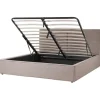 Beliani MOISSAC - Bed - Taupe - 180 x 200 cm - Polyester Discount