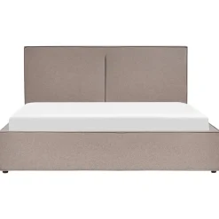 Beliani MOISSAC - Bed - Taupe - 180 x 200 cm - Polyester Discount