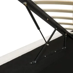 Beliani MOISSAC - Tweepersoonsbed - Off-white - 180 x 200 cm - Polyester Online