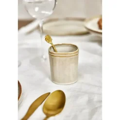 Leen Bakker Mok Anna - beige - stoneware - 200 ml Discount