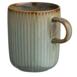 Leen Bakker Mok met oor Camille - groen - 400 ml