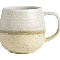 Leen Bakker Mok met oor Mira naturel stoneware - 360 ml Online