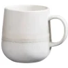 Leen Bakker Mok met oor Pippa - crème - stoneware - 400 ml Best