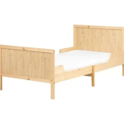 Beliani MONTIGNY - Uitschuifbaar kinderbed - Lichtbruin - Dennenhout Online