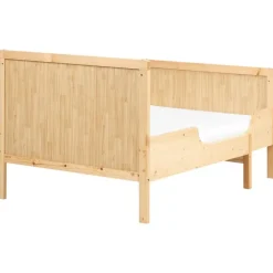 Beliani MONTIGNY - Uitschuifbaar kinderbed - Lichtbruin - Dennenhout Online