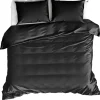 Moodit Dekbedovertrek Basil Black - Tweepersoons - 200 x 220 cm - Katoen New